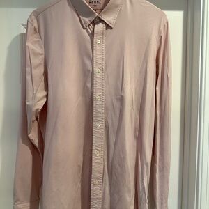Rhone Men's Light Pink Dress Shirt